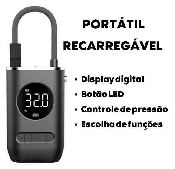 Calibrador de Pneus Portátil